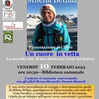 Venerdì prossimo, 11 febbraio alle 20:30, alla biblioteca di Champdepraz presentazione del libro di Milena Béthaz con due grandi campioni: Denis e Brunio Brunod!!! da non perdere