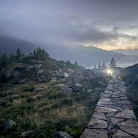 La notte al rifugio Barma